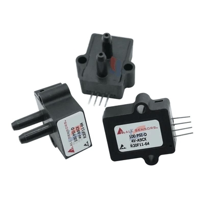 YJJ 100 PSI-D-4V-ASCX একটি 15PSI চাপ সেন্সর বায়ুমণ্ডলীয় এয়ার স্টেশন জন্য উচ্চ নির্ভুলতা 0C থেকে 50C ক্ষতিপূরণ তাপমাত্রা