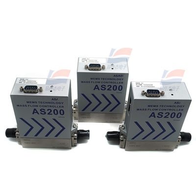 AS200 AS200S অ্যালুমিনিয়াম খাদ উচ্চ-নির্ভুল গ্যাস মাস ফ্লো কন্ট্রোলার বায়ু মাইক্রো-গ্যাস ফ্লো মিটার