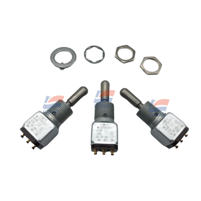 11TW1-7 একক মেরু ডাবল থ্রো টগল সুইচ SPDT অ আলোকিত