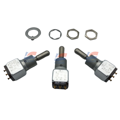 11TW1-7 একক মেরু ডাবল থ্রো টগল সুইচ SPDT অ আলোকিত