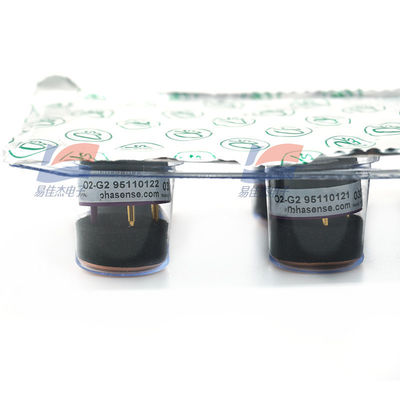 O2-G2 অক্সিজেন গ্যাস সেন্সর ইলেক্ট্রোকেমিক্যাল ছোট আকার 2 বছর কাজ জীবন 7G ওজন