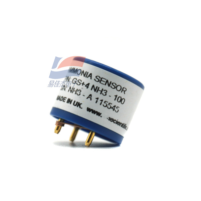 GS+4NH3-100 1ppm রেজোলিউশন গ্যাস সেন্সর সর্বোচ্চ লোড 200ppm 40-সেকেন্ড T90 প্রতিক্রিয়া সময়