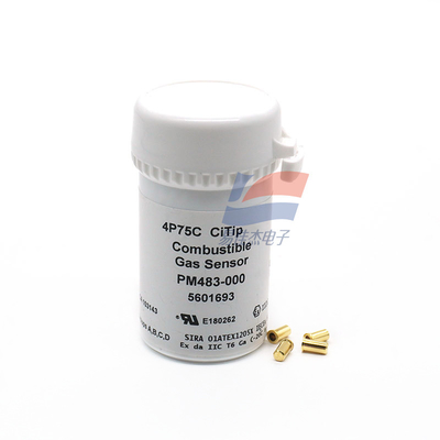 4P-75C 4P75C জ্বলনযোগ্য গ্যাস সেন্সর পার্ট নম্বরঃ PM483-000 উন্নত H2S এবং সিলিকন বিষ প্রতিরোধের