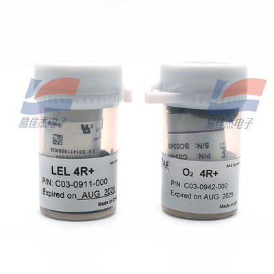ToxiRAE Pro LEL এর জন্য 4R+ C03-0911-000 দাহ্য গ্যাস সেন্সর ক্যাটালিটিক বিড সেন্সর