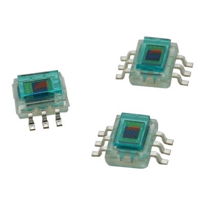 প্লাস্টিকের ইনক্যাপসুলেটেড রঙ সেন্সর S9706 RGB ত্রি-রঙের একযোগে পরিমাপ -20 থেকে 85 ডিগ্রি সেলসিয়াস