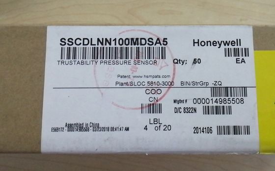 YJJ SSCDLNN100MDSA5 ধোঁয়া ডিটেক্টর তাপমাত্রা চাপ এবং প্রবাহ 10Kpa চাপ সেন্সর