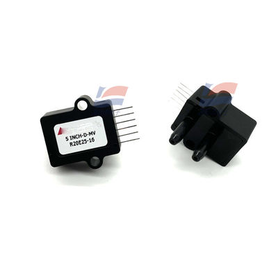 5 INCH-D-MV বোর্ড মাউন্ট চাপ সেন্সর ডুয়াল রেডিয়াল বার্বড SIP-6 স্ক্রু মাউন্ট